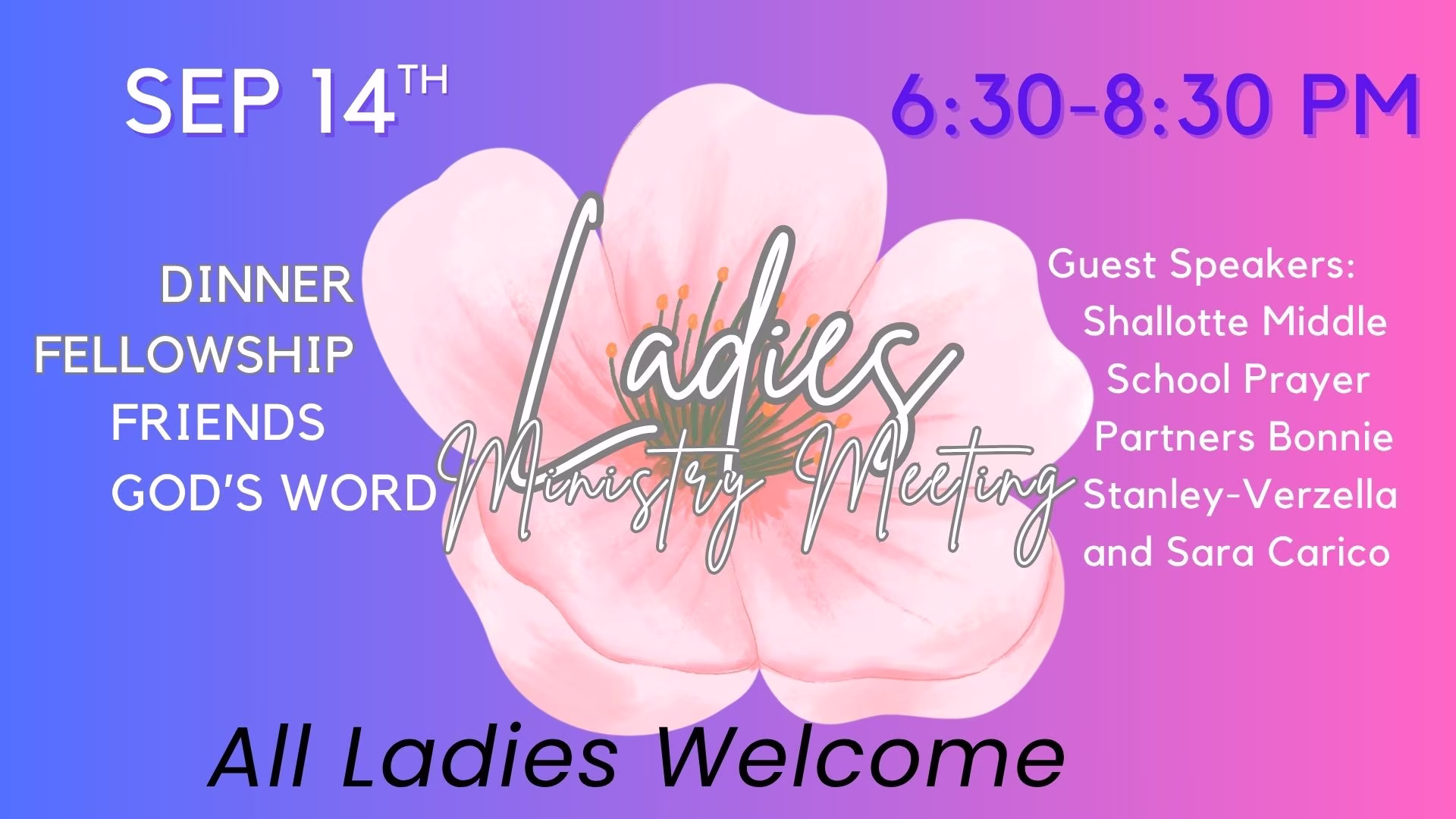 Ladies’ Ministry Meeting