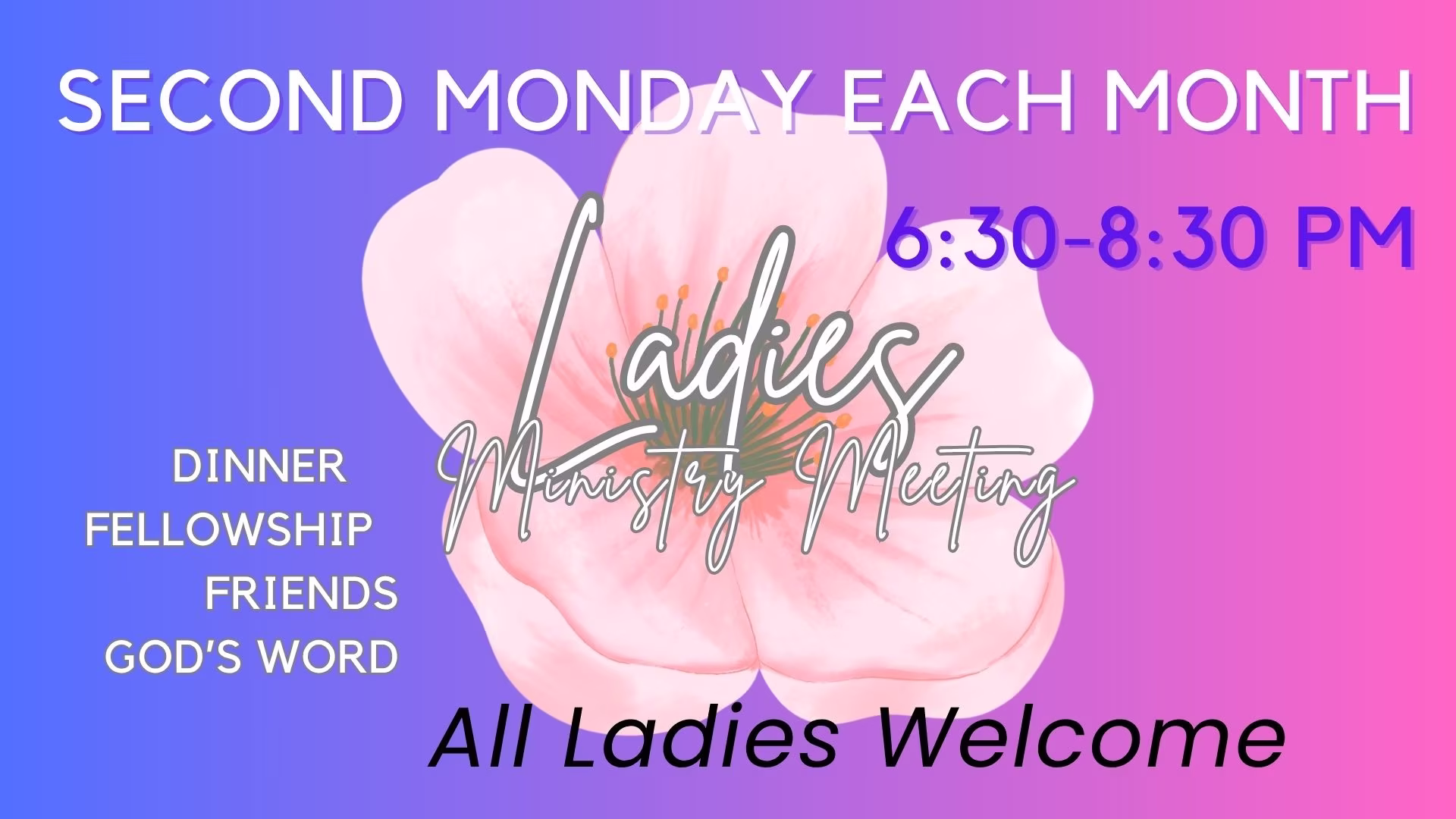 Ladies’ Ministry Meeting