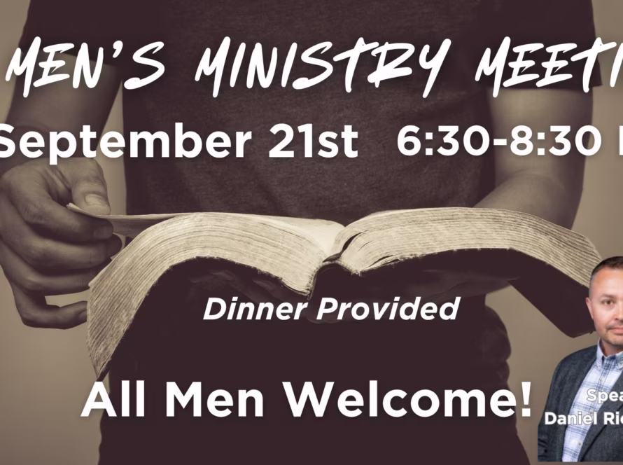 Men’s Ministry Meeting