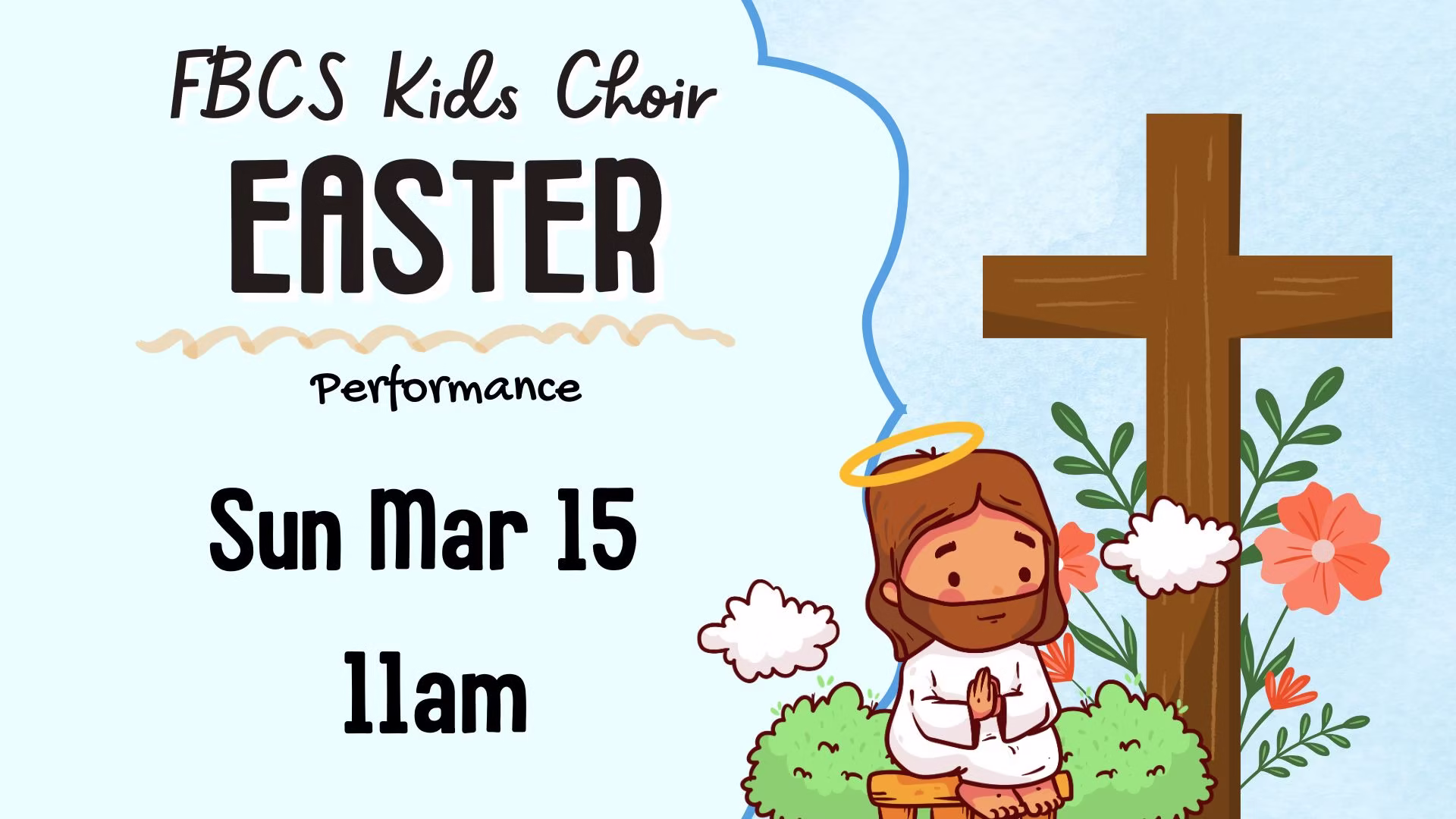 FBCS First Kids Easter Performance