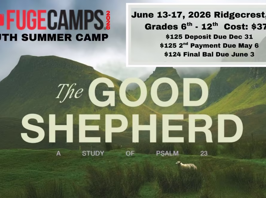 “The Good Shepherd” Centrifuge at Ridgecrest (Grades 6-12)