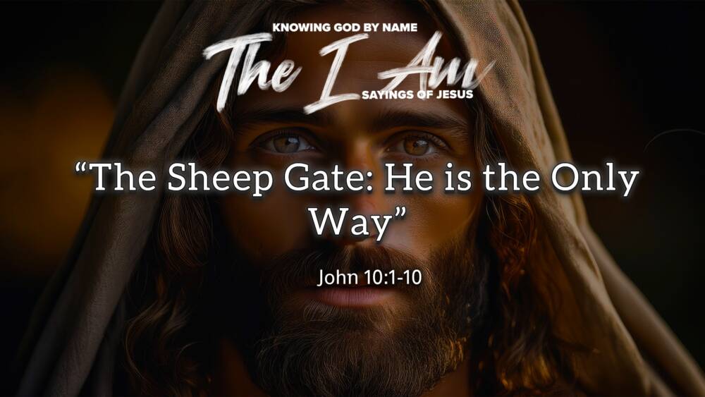 “The Sheep Gate: He is the Only Way” Image