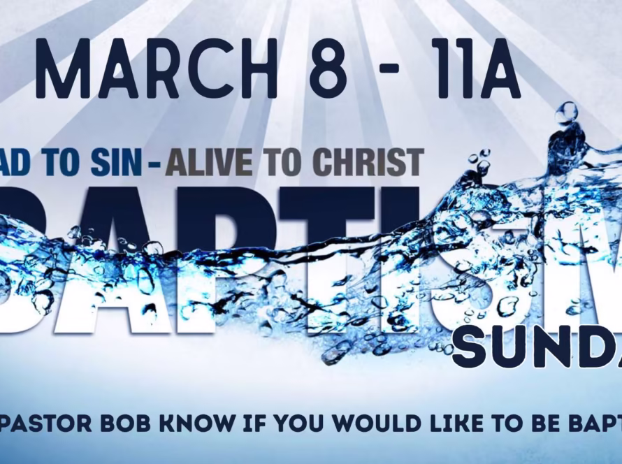 Baptism Sunday