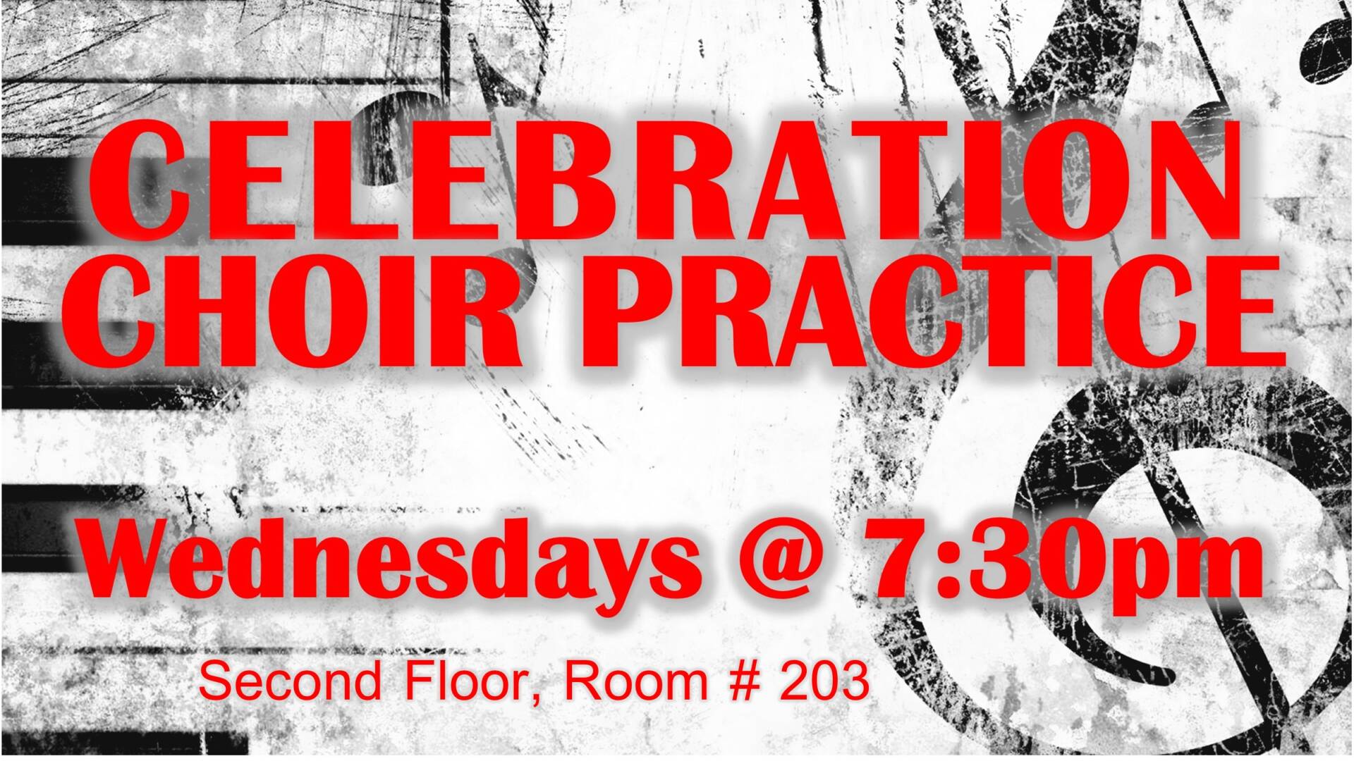 Celebration Choir Practice