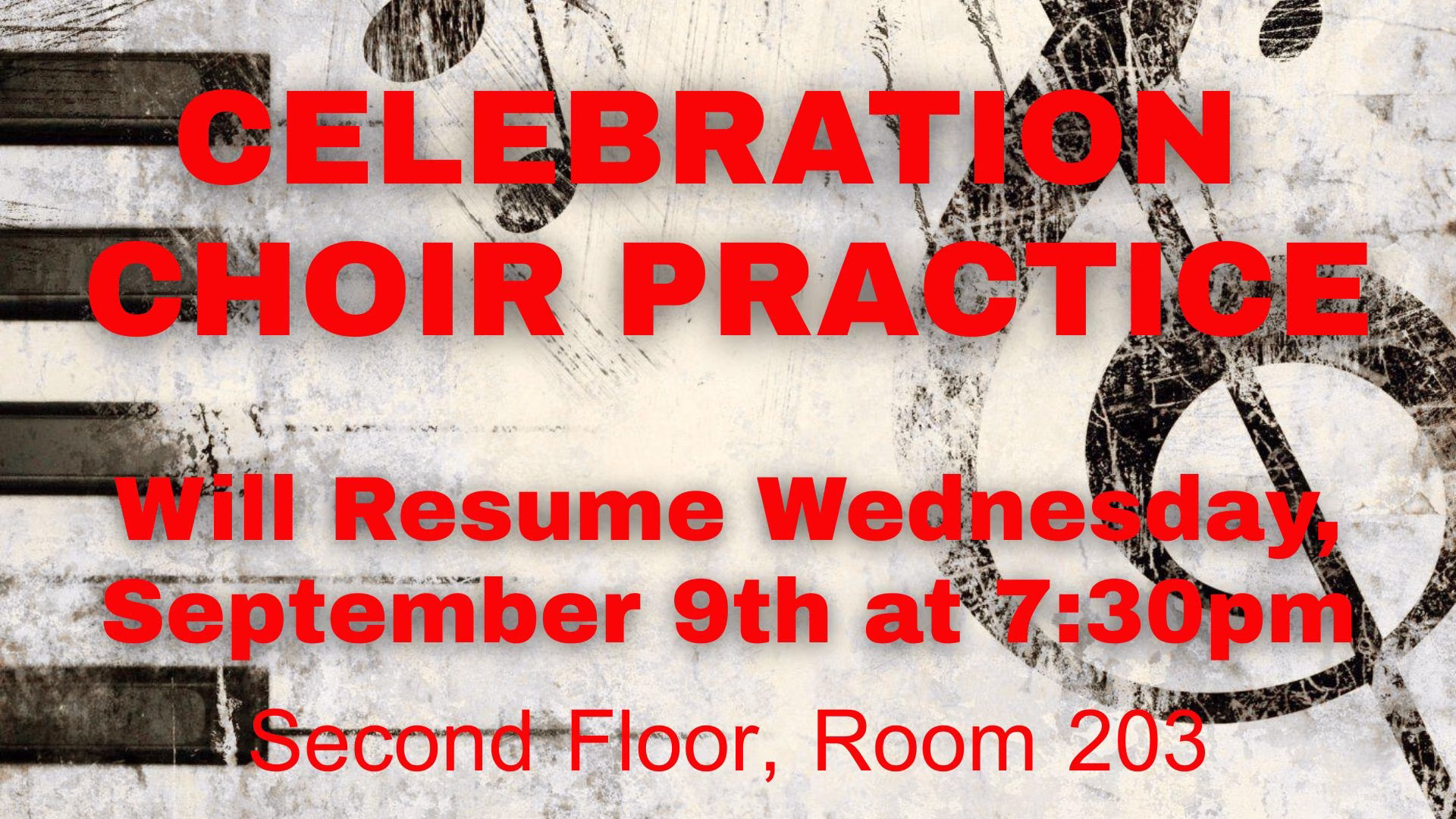 Celebration Choir Practice