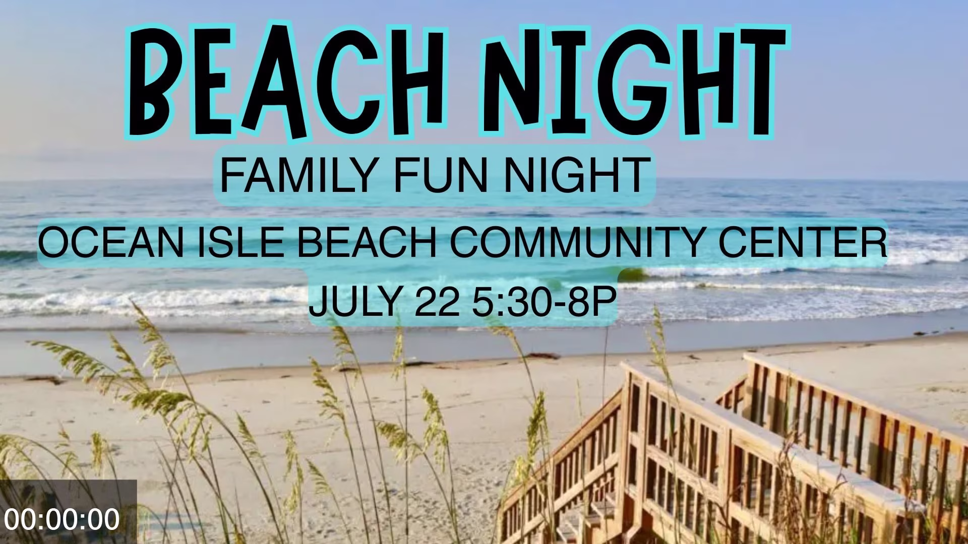 Summer Family Fun Nights – Beach Night