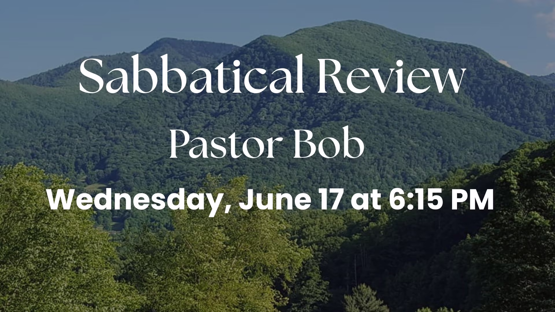 Sabbatical Review
