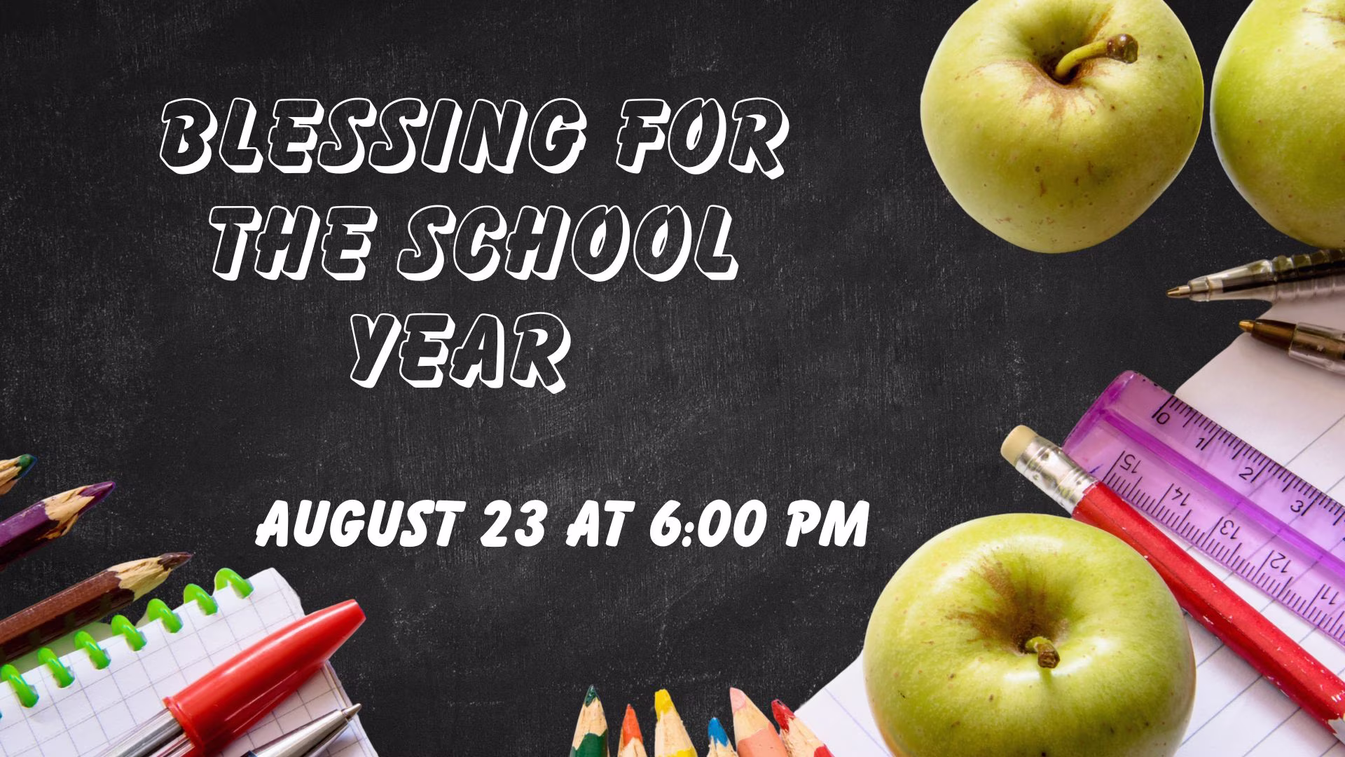 Blessing for the School Year