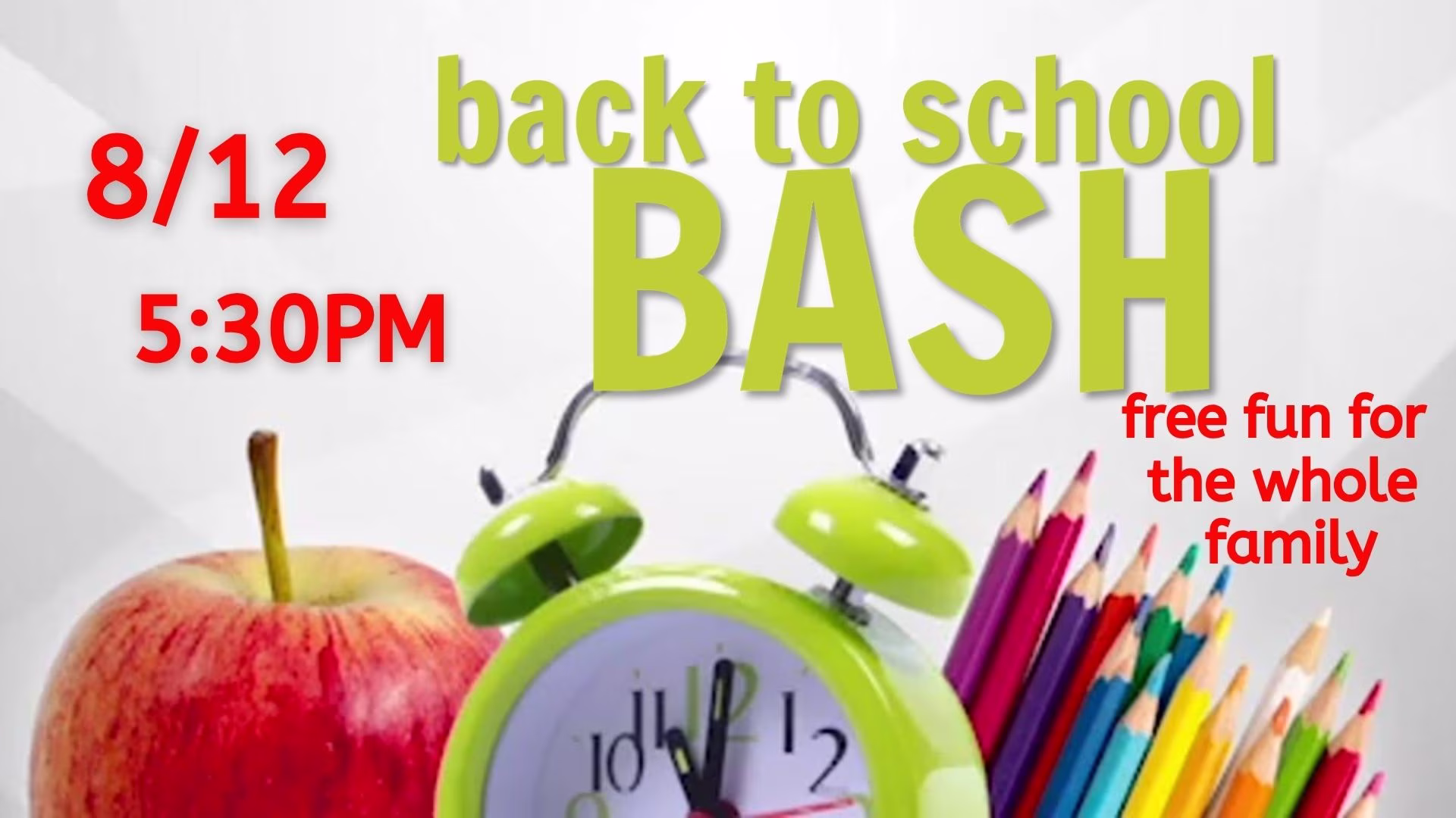 Back to School Bash