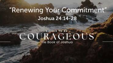“Renewing Your Commitment”