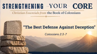 “The Best Defense Against Deception”